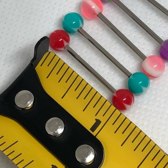 ➰5 Pc Piercing Jewelry Thick Gauge - Picture 3 of 3